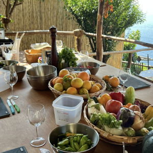 Cooking class and farmhouse tour in Amalfi on our honeymoon