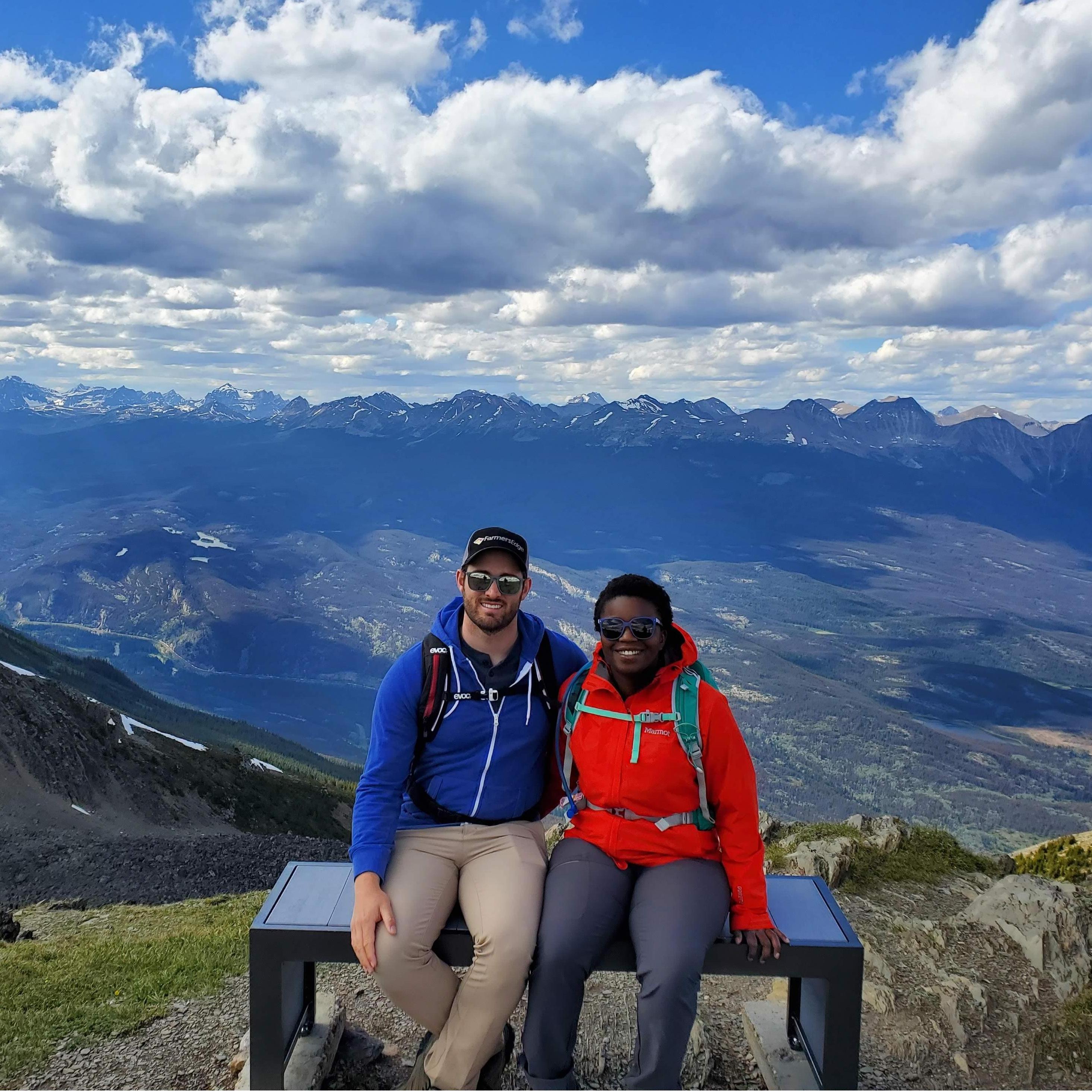 Whistlers Peak in Jasper National Park