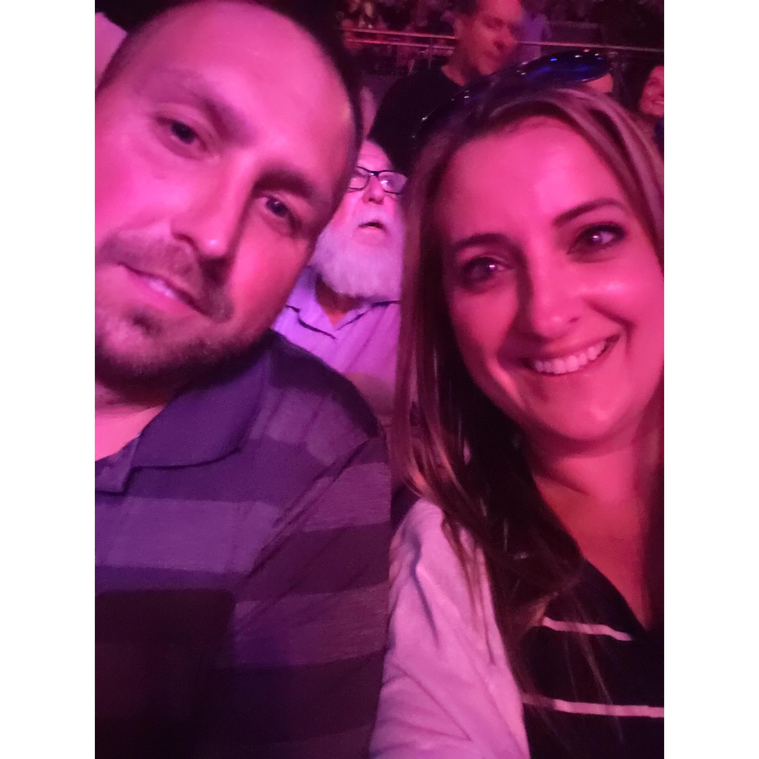We spend many nights outside listening to Marshall Tucker Band, who we got to see live at the Paramount.