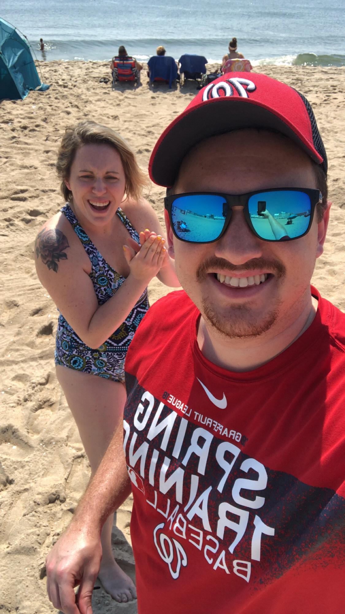First Beach Trip together