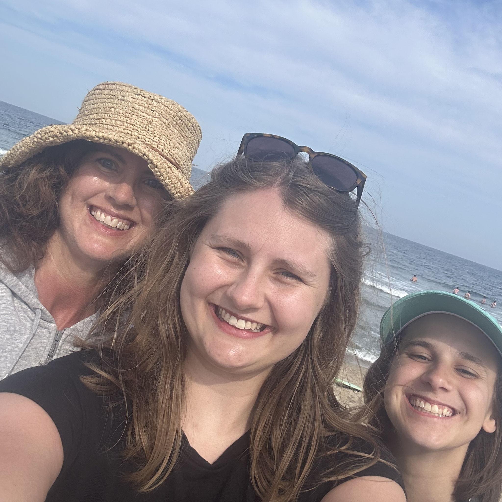 A trip to Ocean Grove with Hannah's mom