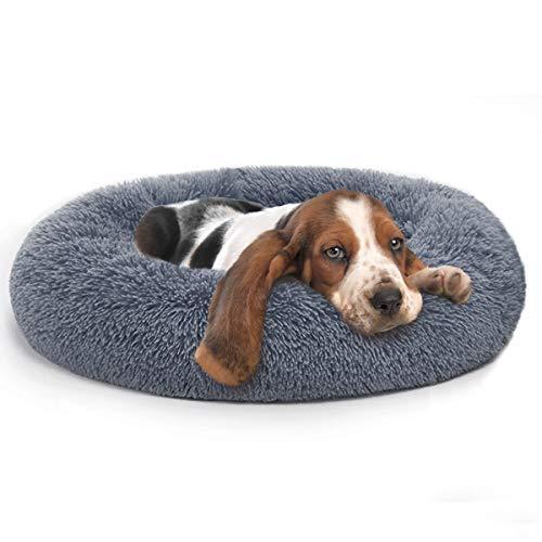 MIXJOY Orthopedic Dog Bed Comfortable Donut Cuddler Round Dog Bed Ultra Soft Washable Dog and Cat Cushion Bed (23''/30''/36'')