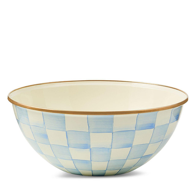 MacKenzie-Childs Sky Check Large Everyday Bowl