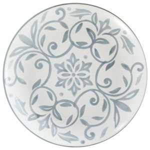 Plato Postre Pacifica Cerámica Azul 9" - 10 unidades