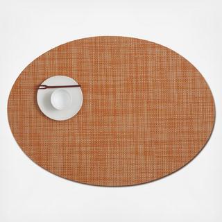Mini Basketweave Oval Placemat, Set of 4