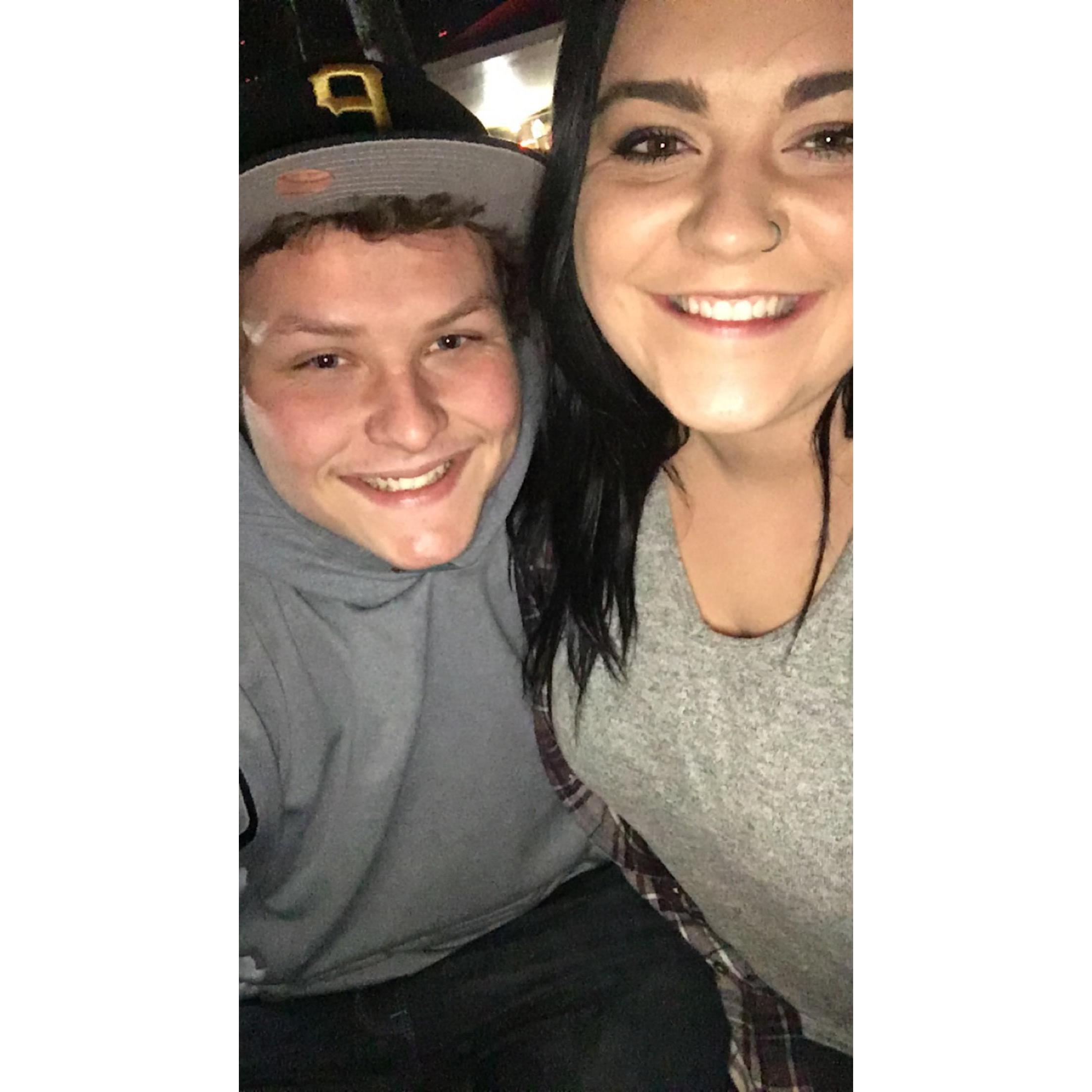 Our first picture together 💕