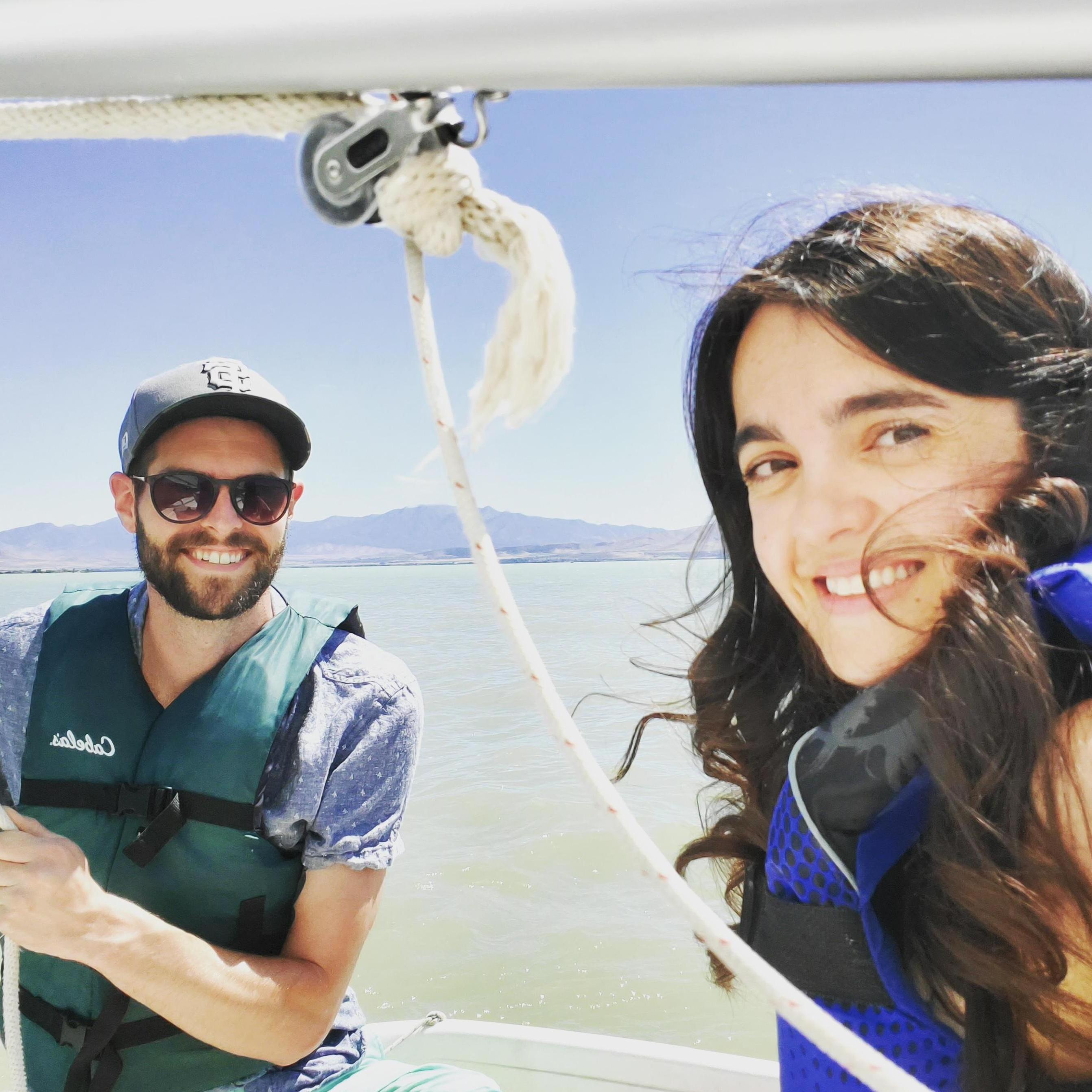 Hema's first time sailing, for her birthday
August 2019