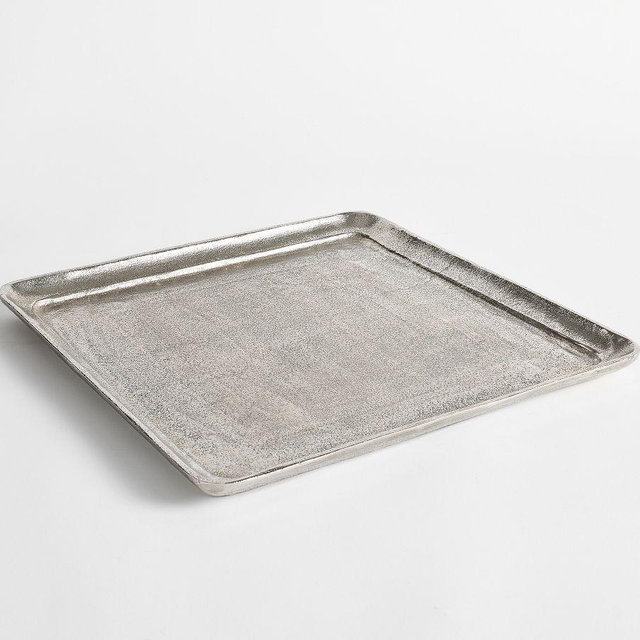 Antique Silver Square Tray
