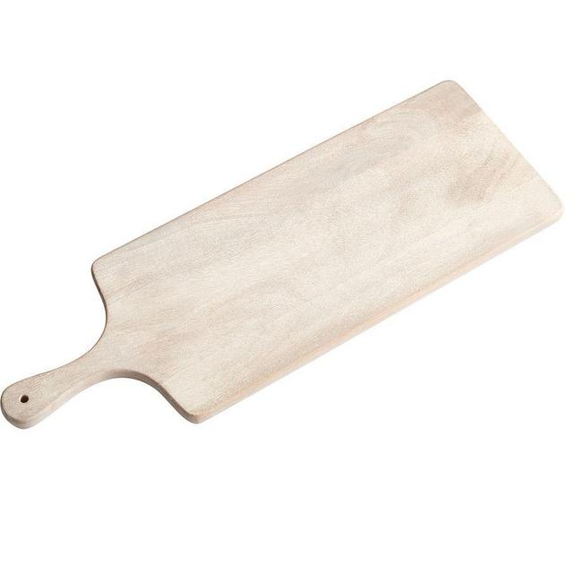 Chateau Acacia Wood Cheese Board, Long - White