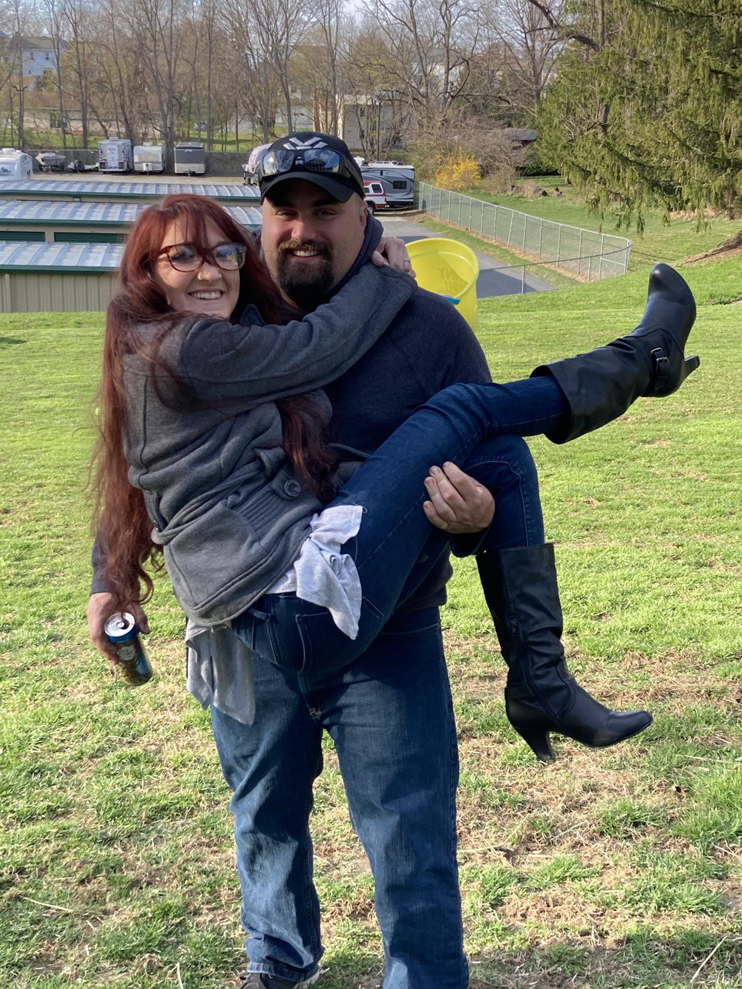 Easter, the weekend before he asked!