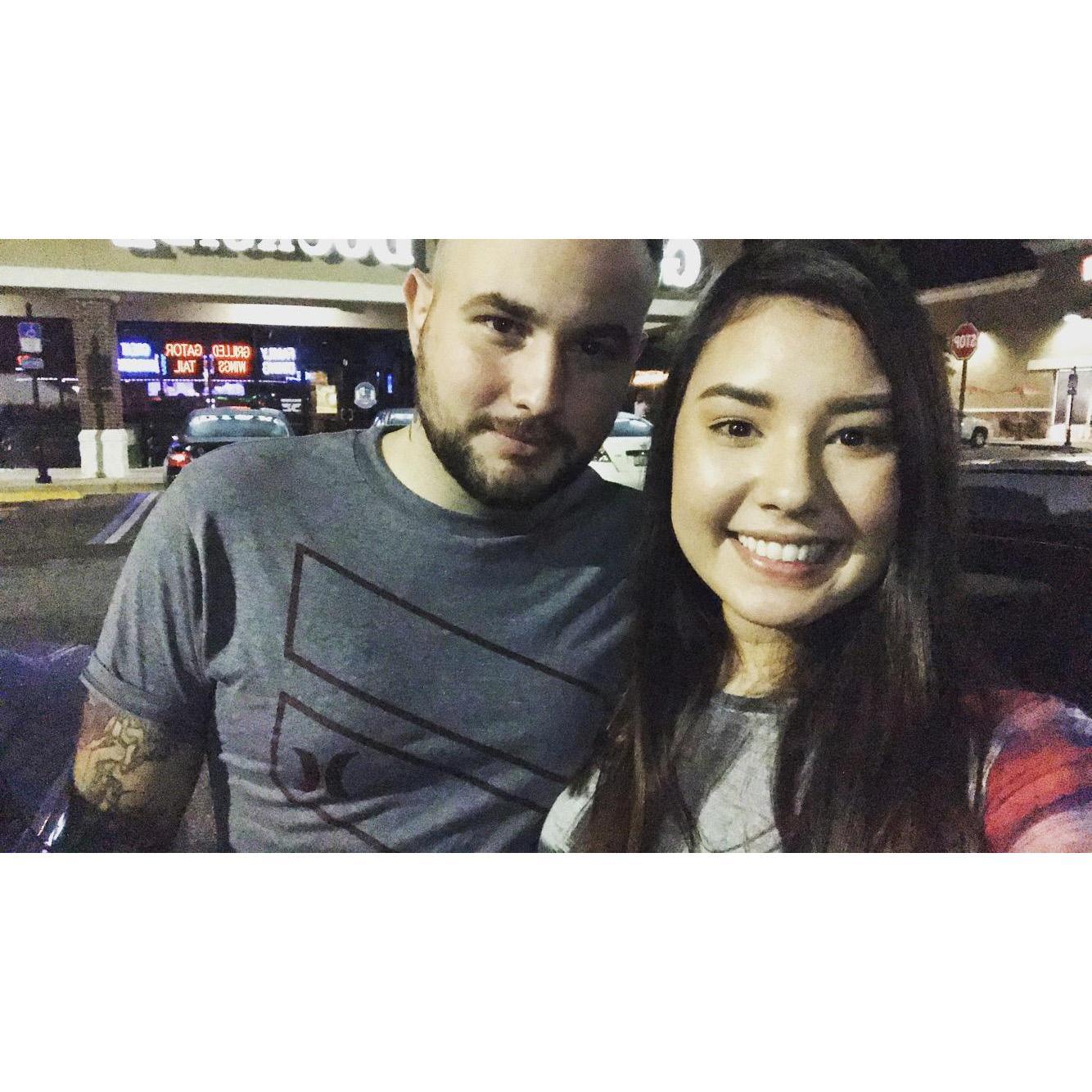 Our first date. Little did we know what a beautiful beginning this would end up being.