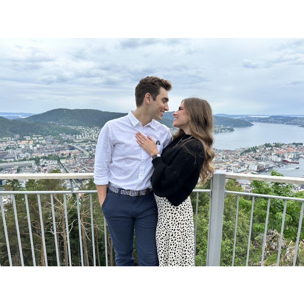 Getting engaged in Bergen, Norway!