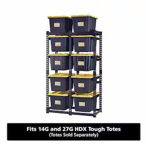 10- Tote Metal Storage Rack