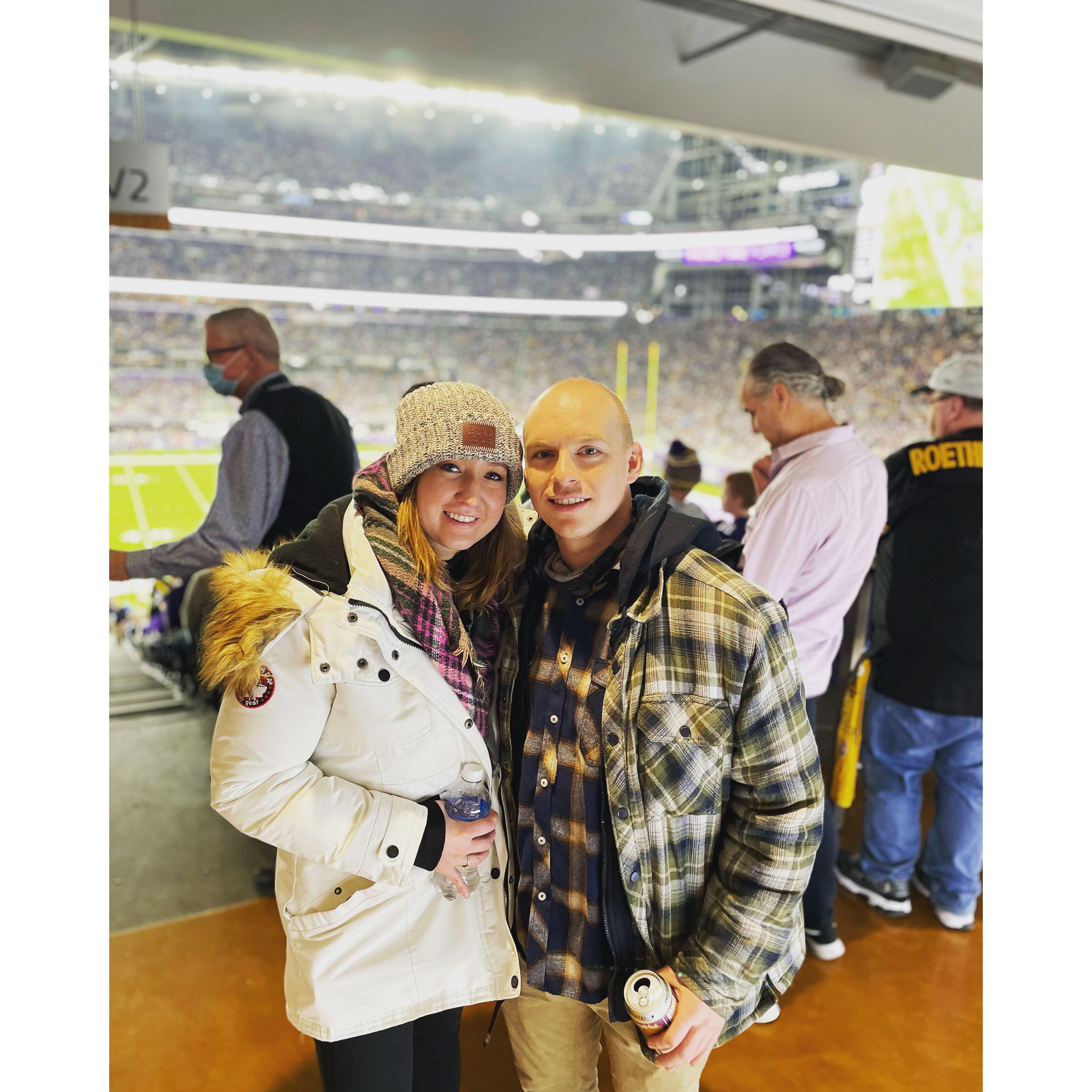Dan forced to attend a free Steeler's game.
