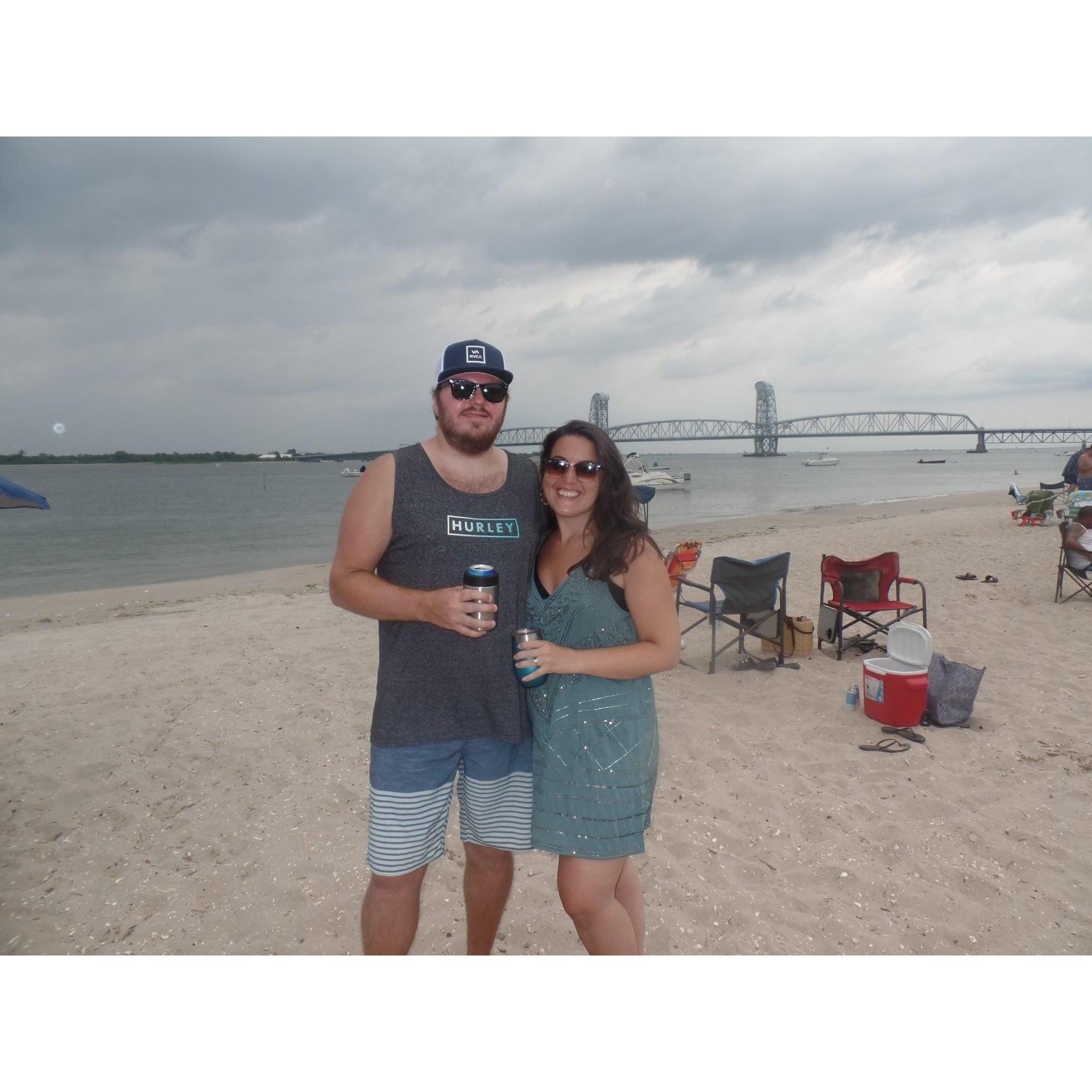 Beach day in Roxbury.