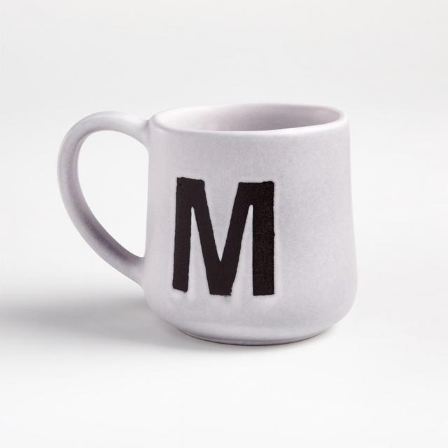 "M" Monogrammed Mug