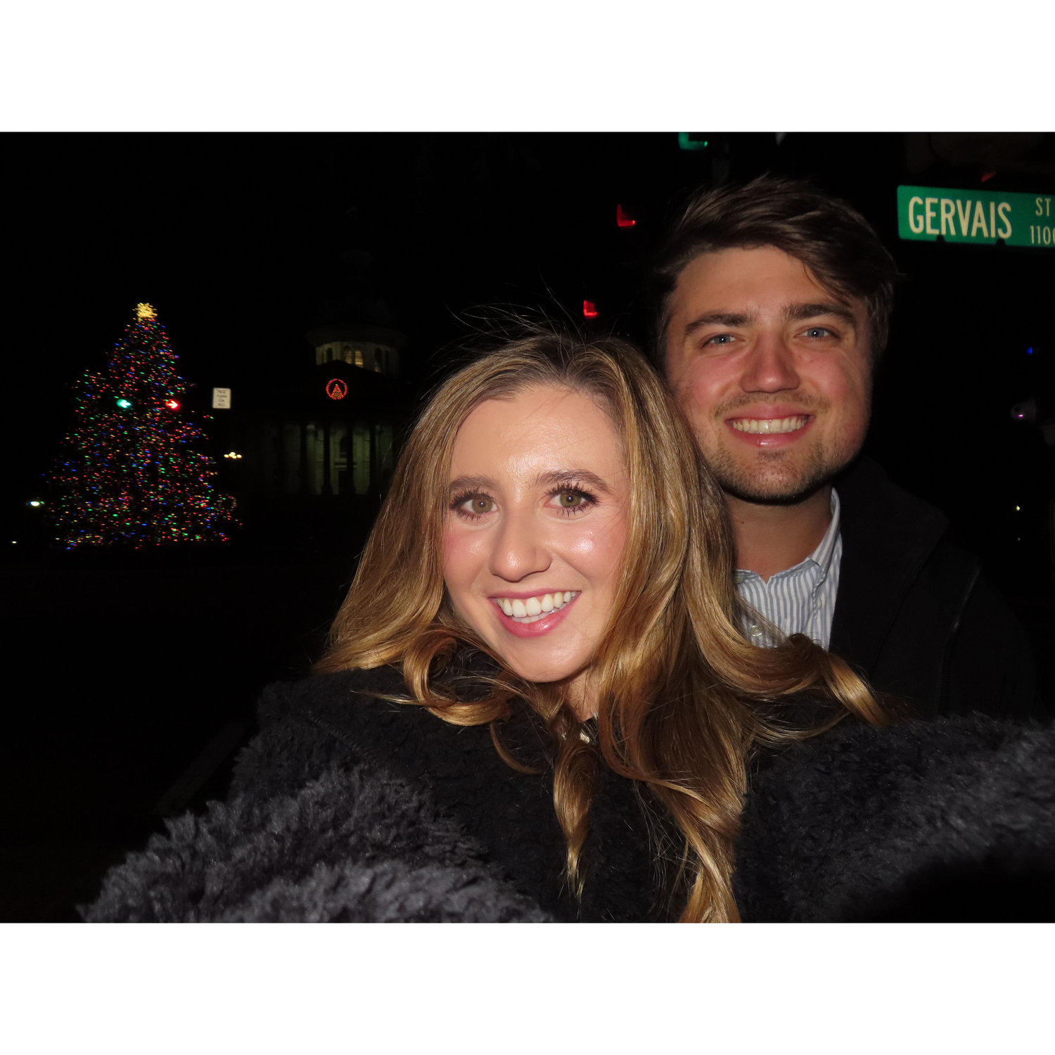 Hunter visiting Sam in Columbia for New Years