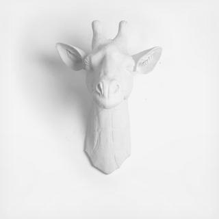 Resin Faux Taxidermy Giraffe Head