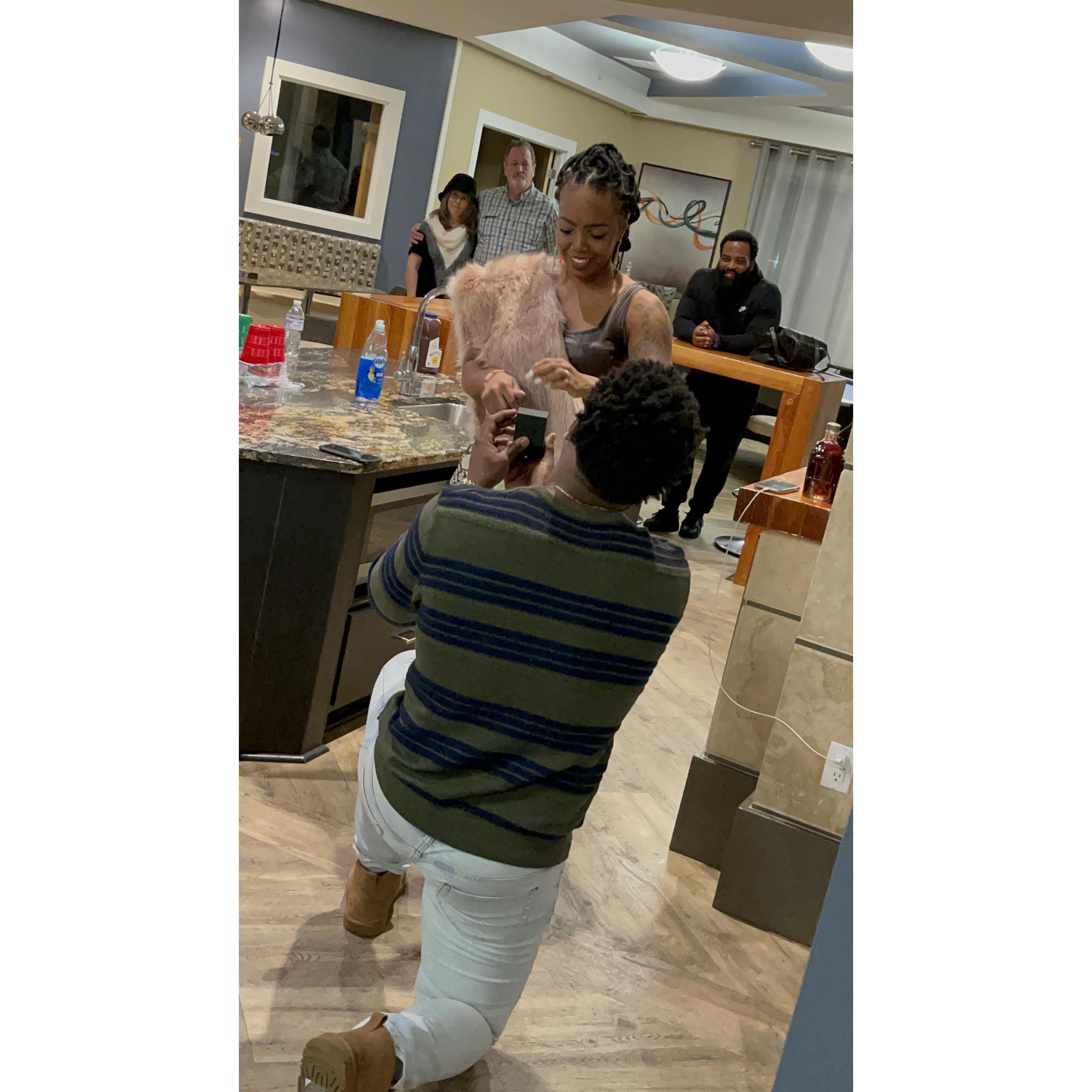 The proposal 💍