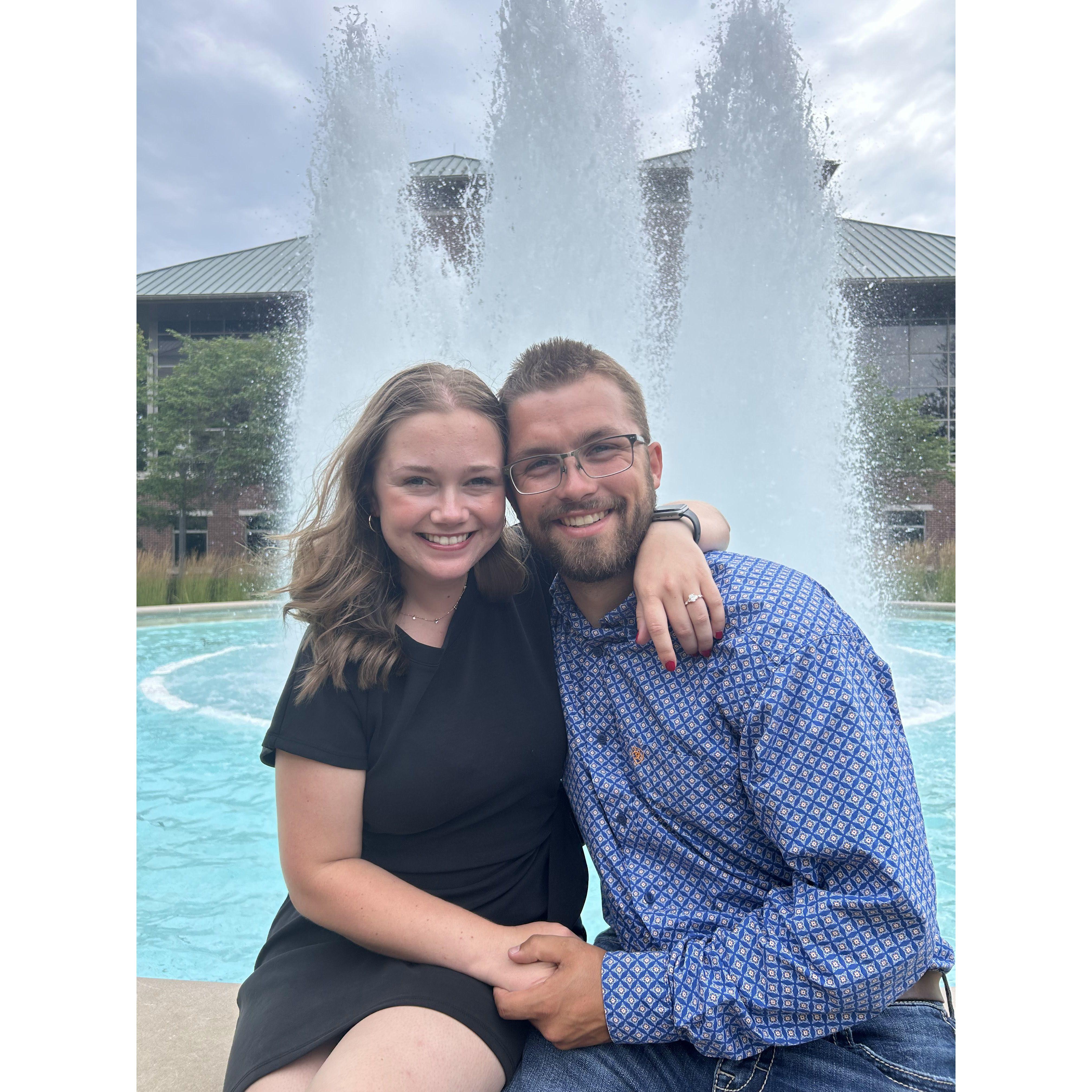 The day we got engaged