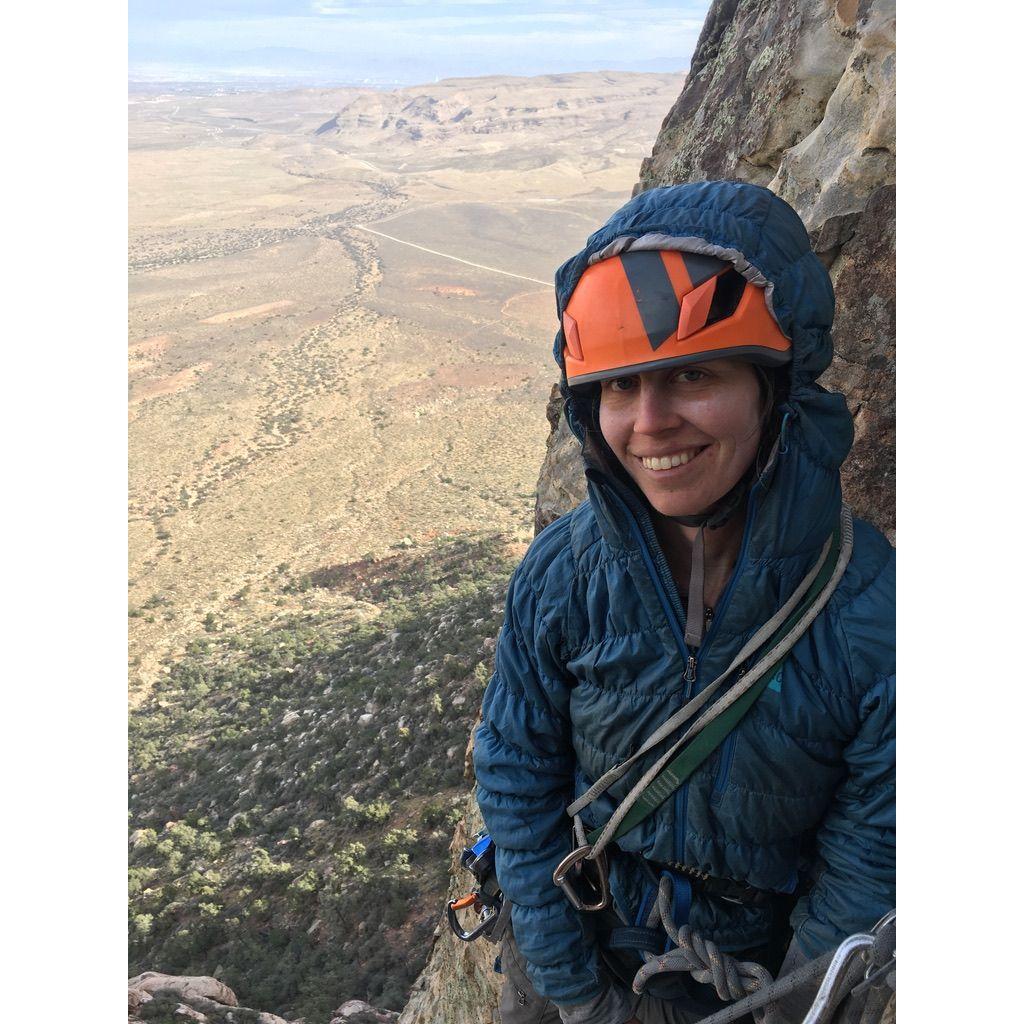 Climbing Frogland in Red Rocks, Nevada.