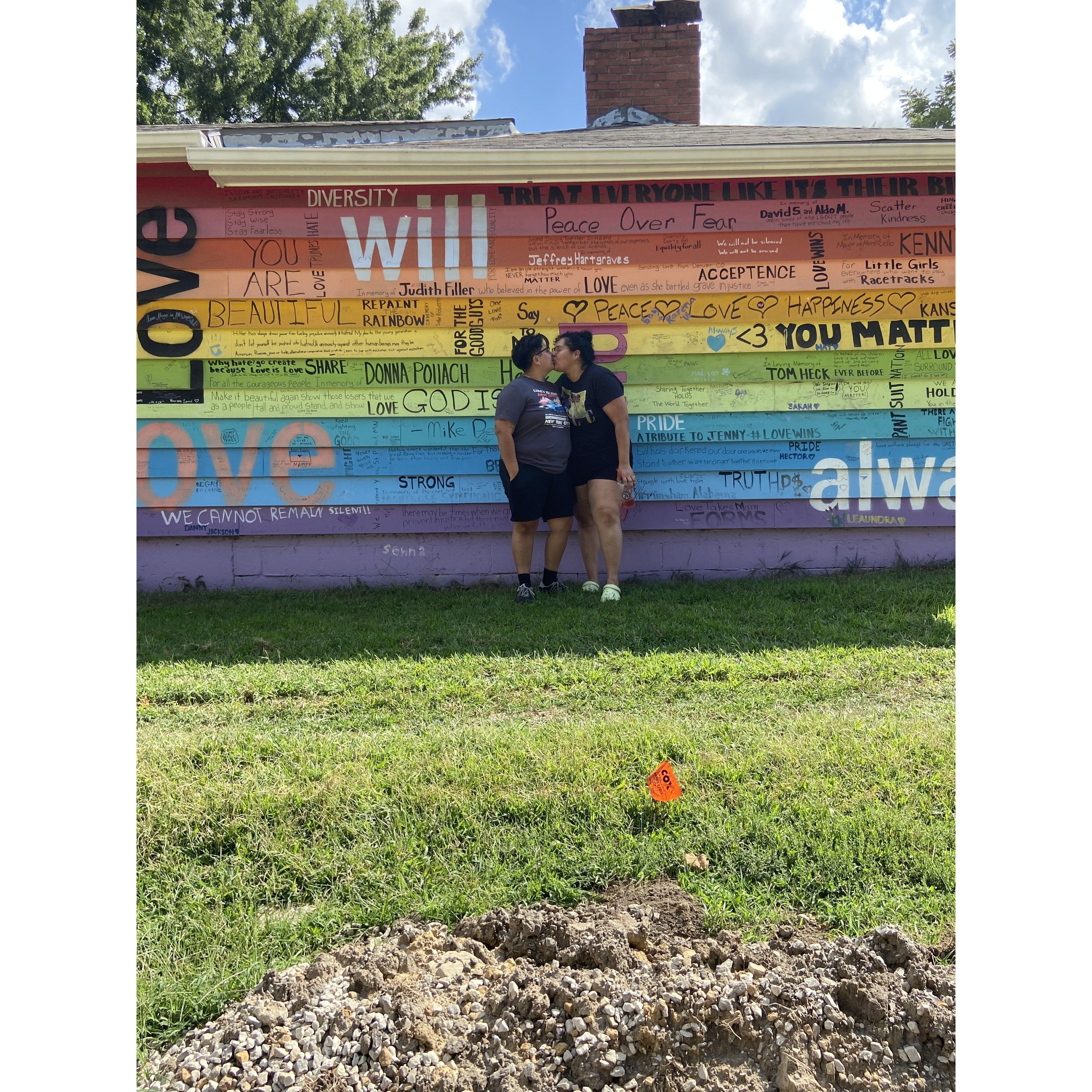 At the Equality House in Kansas!