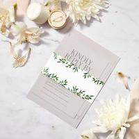 White Wedding Belly Band - Olive Branches