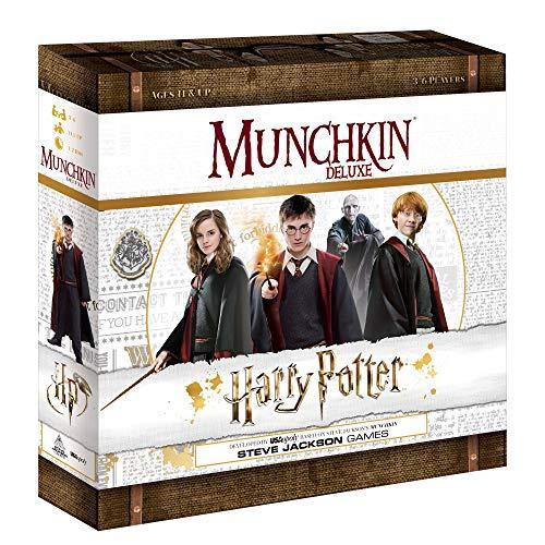 Munchkin Deluxe Harry Potter Board Game | Officially Licensed Harry Potter Gift | Collectible Steve Jackson's Munchkin Game