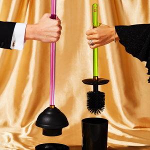 Bathroom Bundle - Toilet Brush and Plunger Set