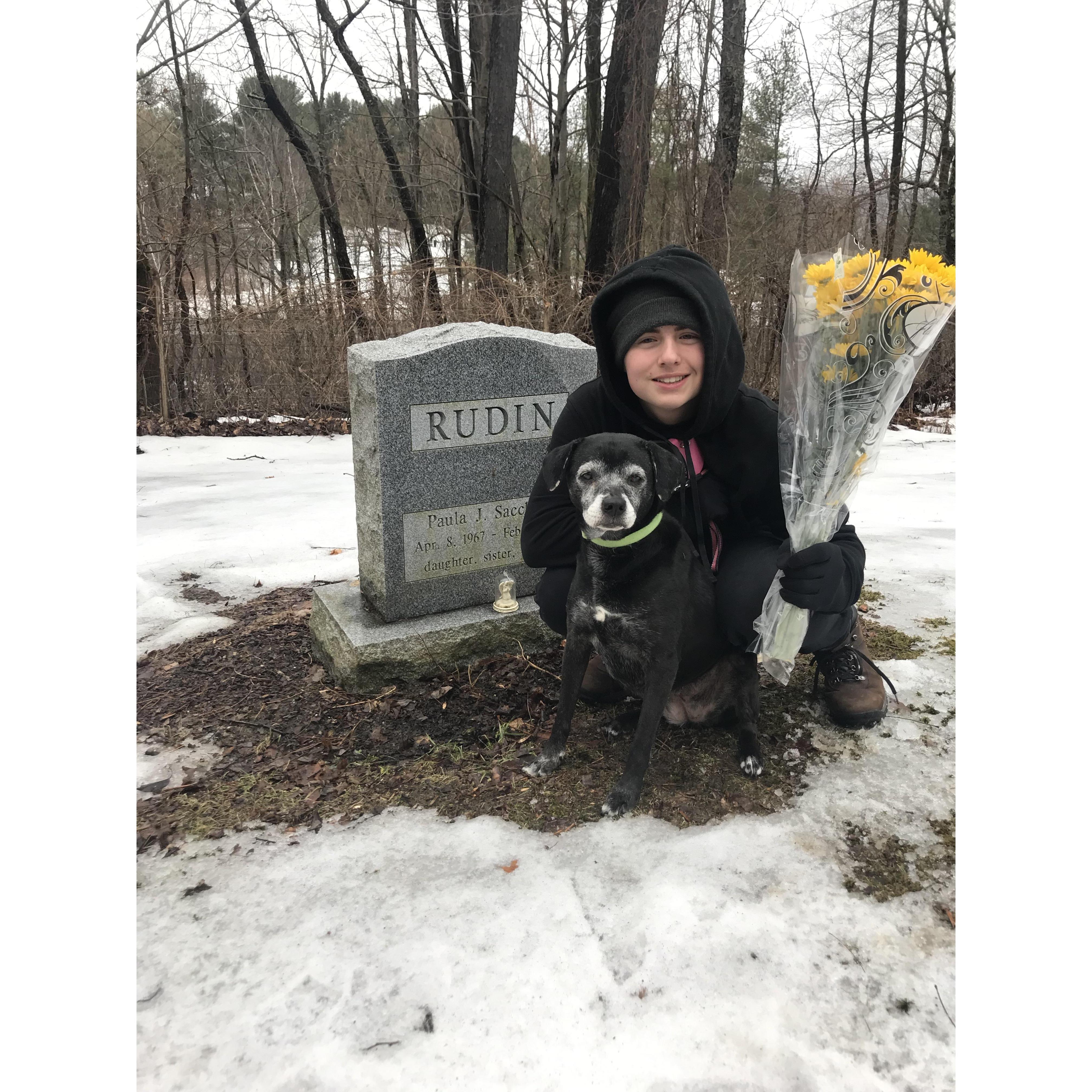 Adam, Bella and I visiting his Mom, Paula.  Thank you Paula for blessing me with another son to love.  He is not my own, but I promise to love him like he is.