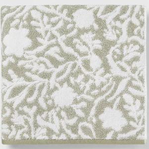 Performance Plus Oversized Bath Towel Light Green Floral - Threshold™: 100% Cotton, Jacquard Terry, Fade-Resistant