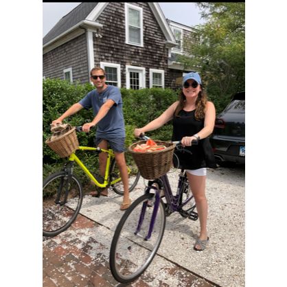 Biking around the Island