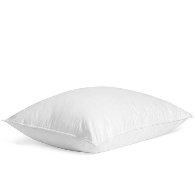 Brooklinen Mid-Plush Down Pillow - 1 Standard/Queen Size Pillow, 100% Hutterite Down Clusters and Feathers| Best Bed Pillow