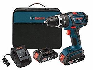 Bosch DDS181-02 18-Volt Lithium-Ion 1/2-Inch Compact Tough Drill/Driver Kit with 2 High Capacity Batteries, Charger and Case (Discontinued by Manufacturer).