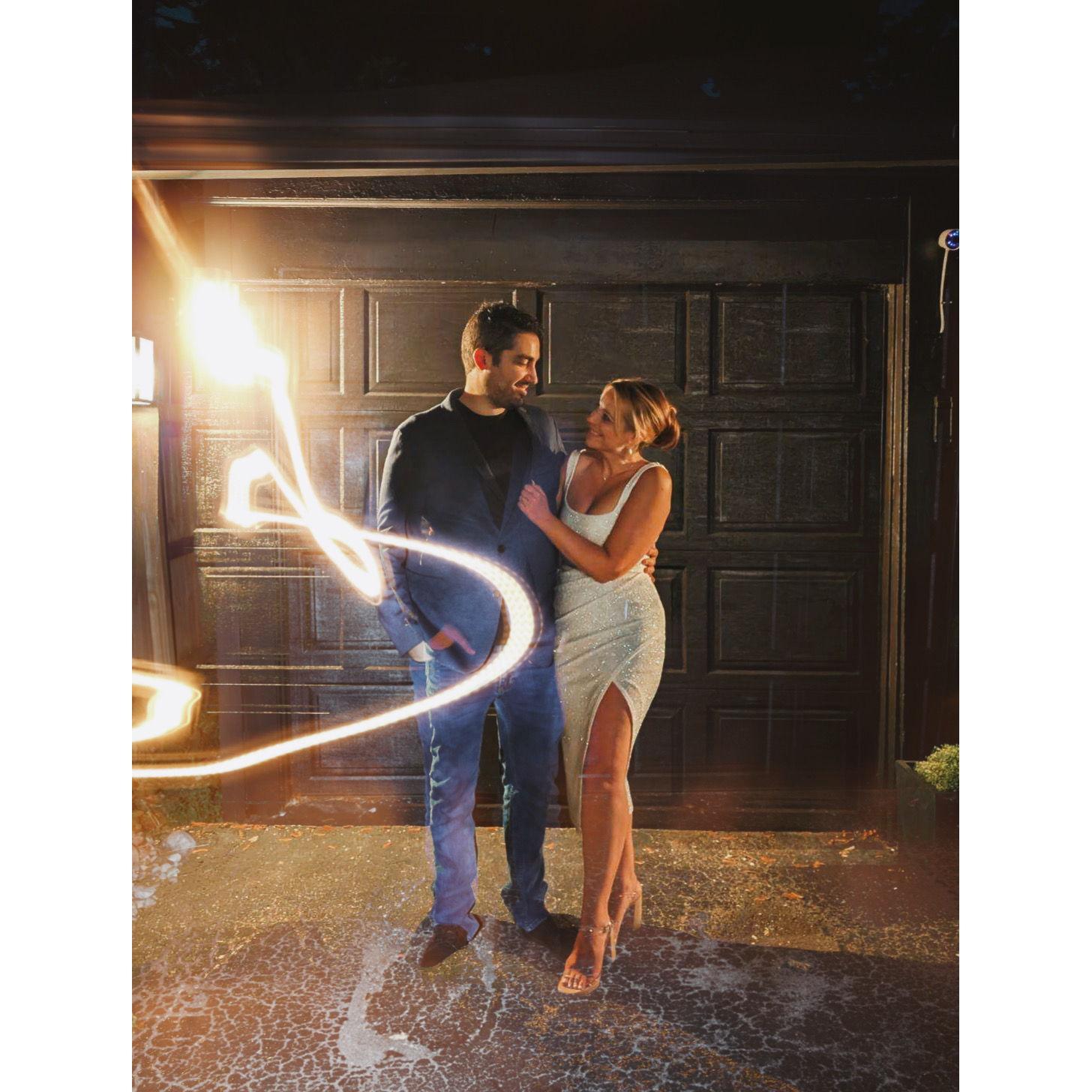 Our engagement party.