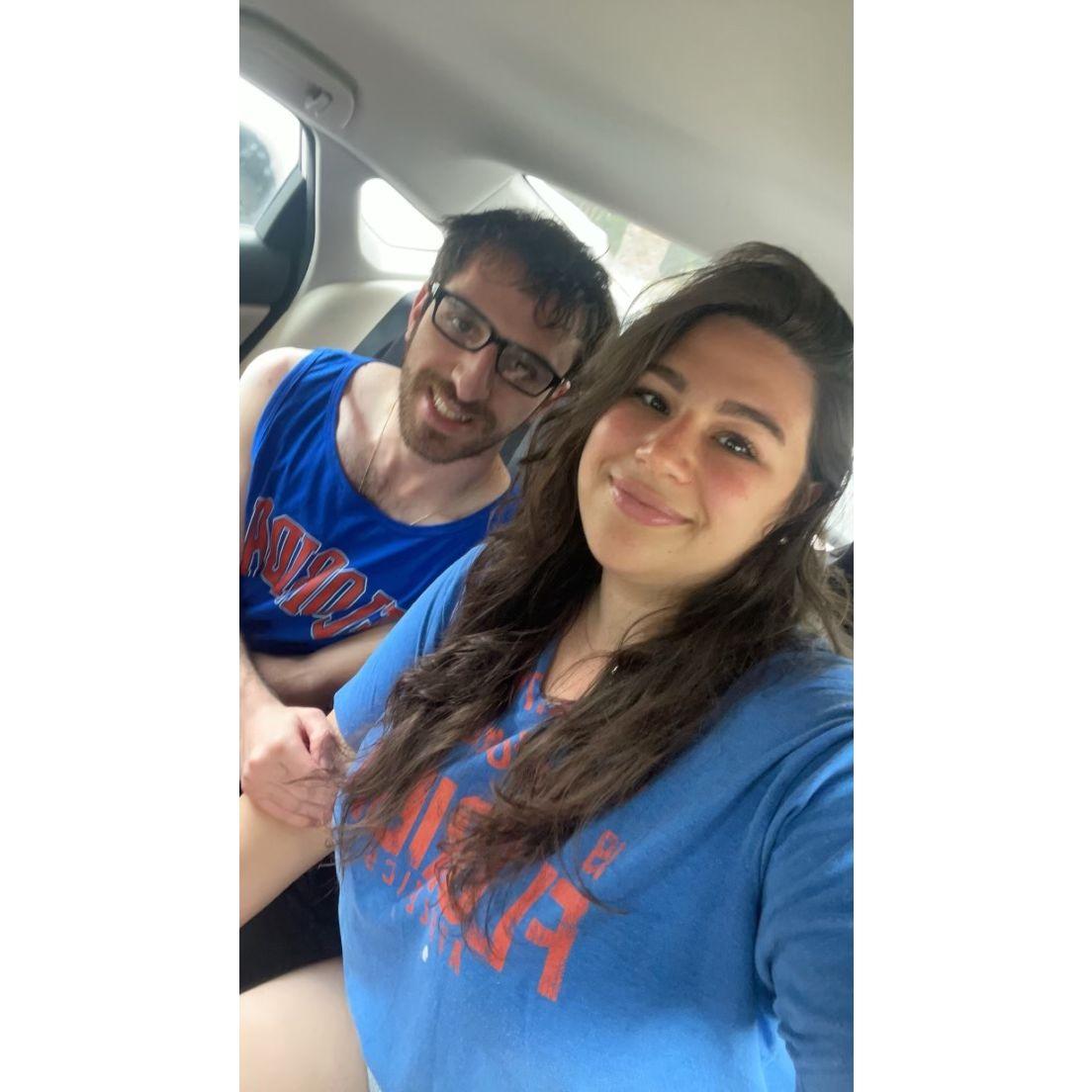 But Alex converted him to a Gator fan (in all kinds of weather... even when our team isn't great)
