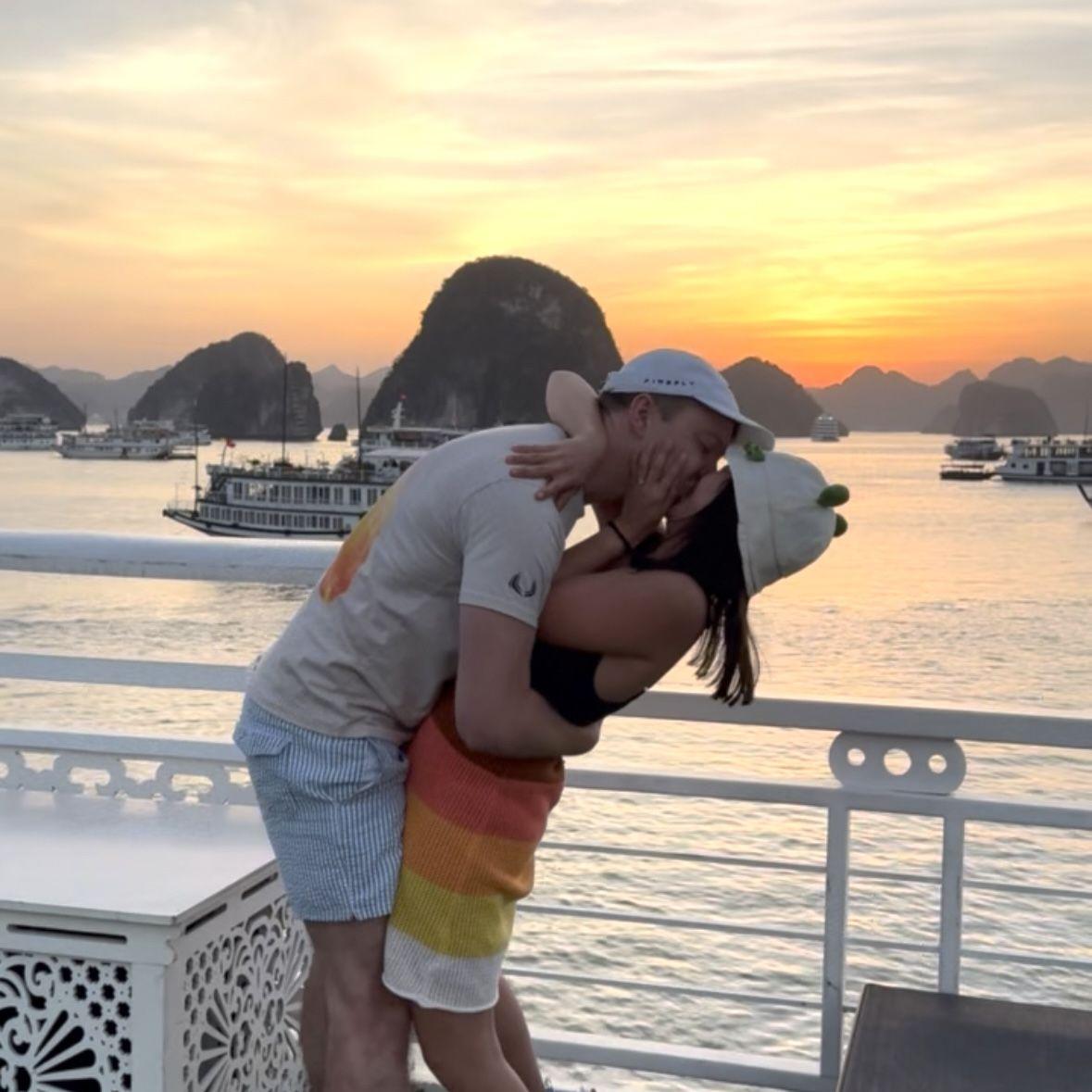 First kiss as fiances!!