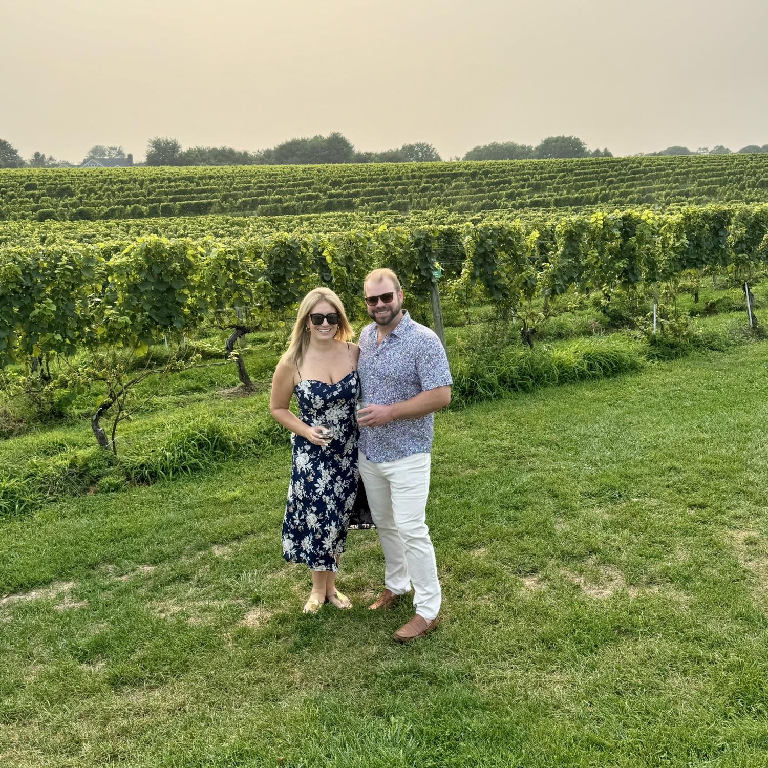 The Wine Stand at Wolffer Estate. August 2024