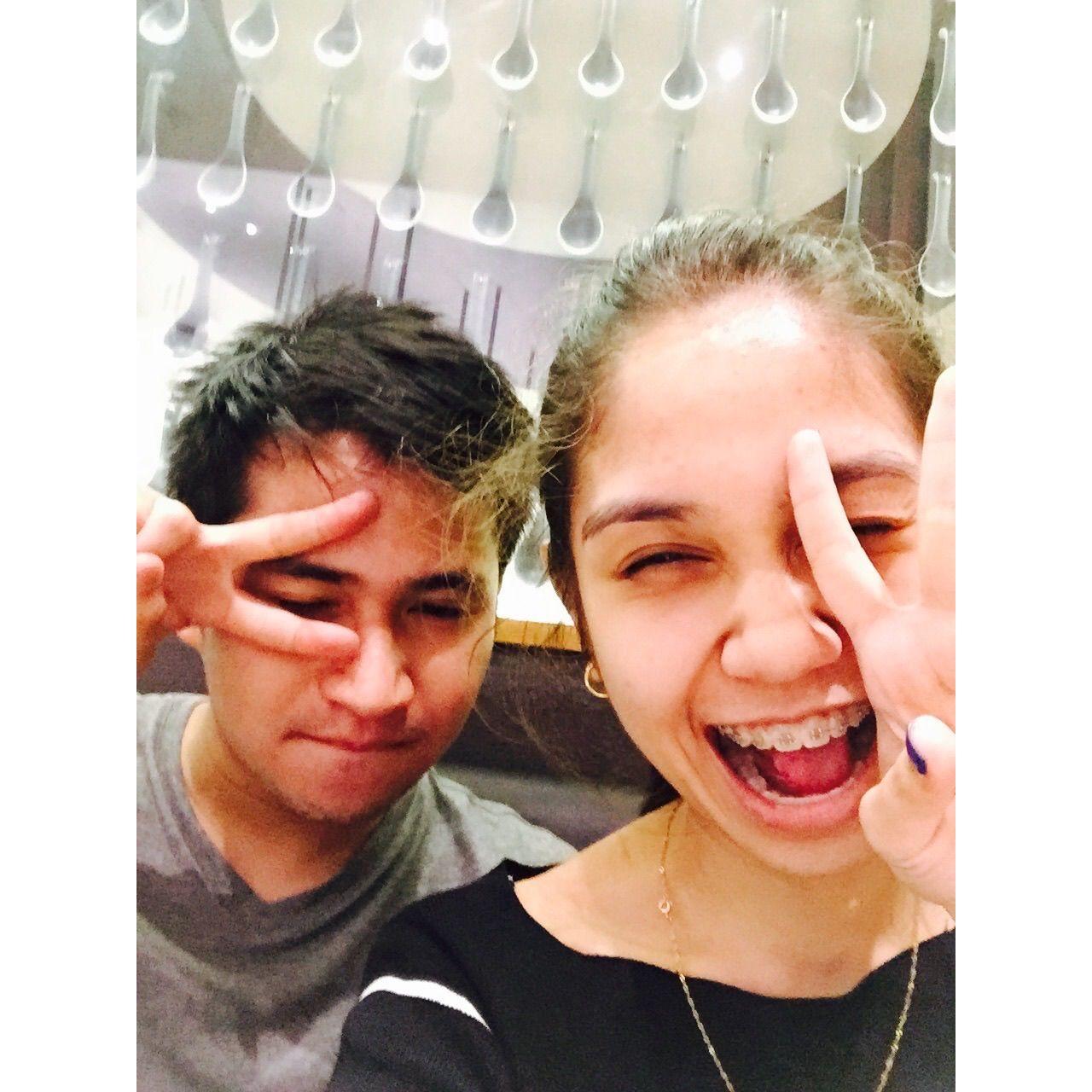 Goofy faces before Josheff left for New York (and before Kim cried). Haha!

Every meal counted, with hopes that the long distance wouldn't be so long.