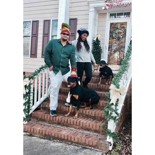 Christmas 2016 with our "fur babies"