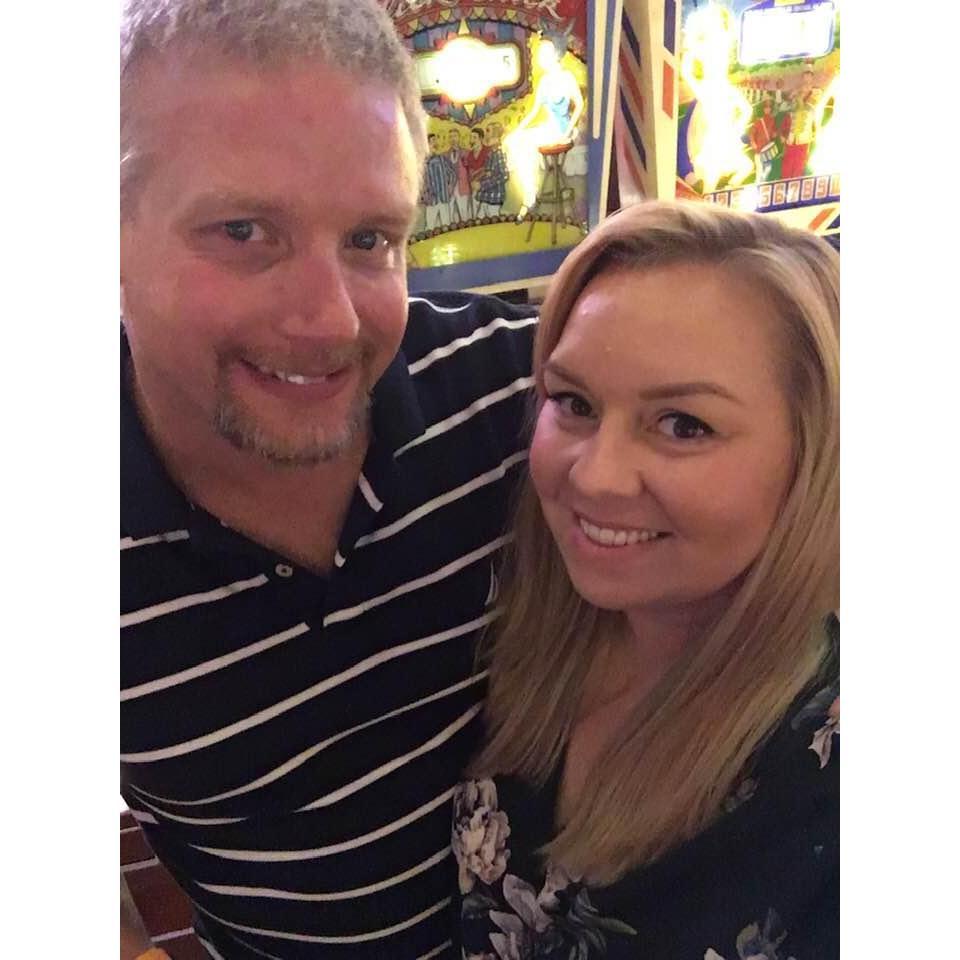 This was our first date night out since having Grant! We had a great time at dinner then Silverball Pinball Museum. Jonathan and I get pretty competitive playing Skeeball.