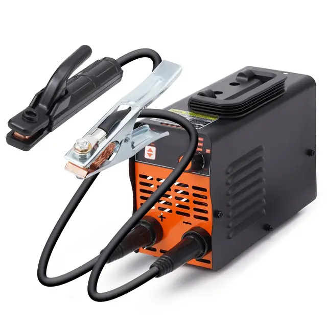 VEVOR Stick Welder, 140A ARC/Lift TIG 2-IN-1 Welding Machine with IGBT Inverter 110V/220V Portable MMA Welder Machine with Hot Start, Black&Orange
