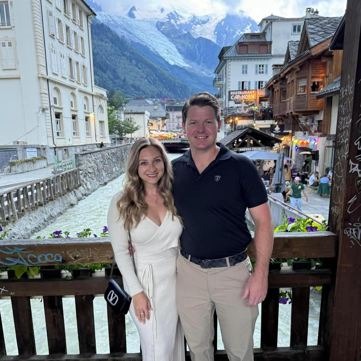 Dinner with family in Chamonix, France