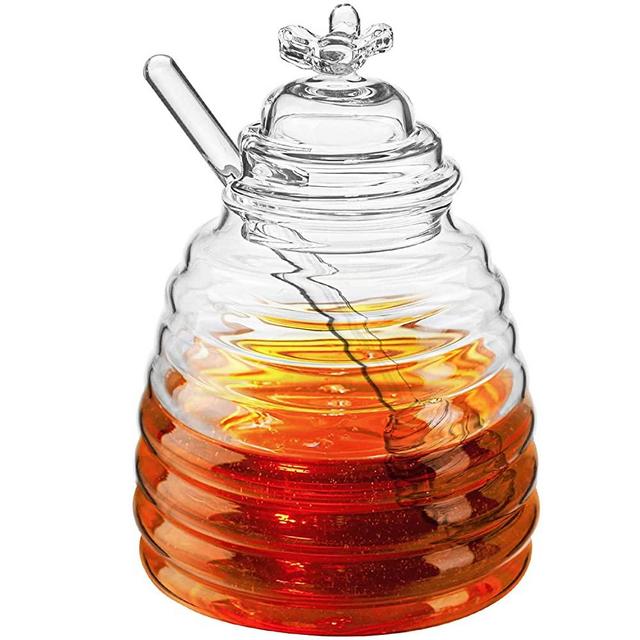 HyperSpace Large Glass Penny Jar, Candy Jar, Cookie Jar, Storage Jar,  Chrome Lids, Set of 2, Size 73 oz (9 cups)