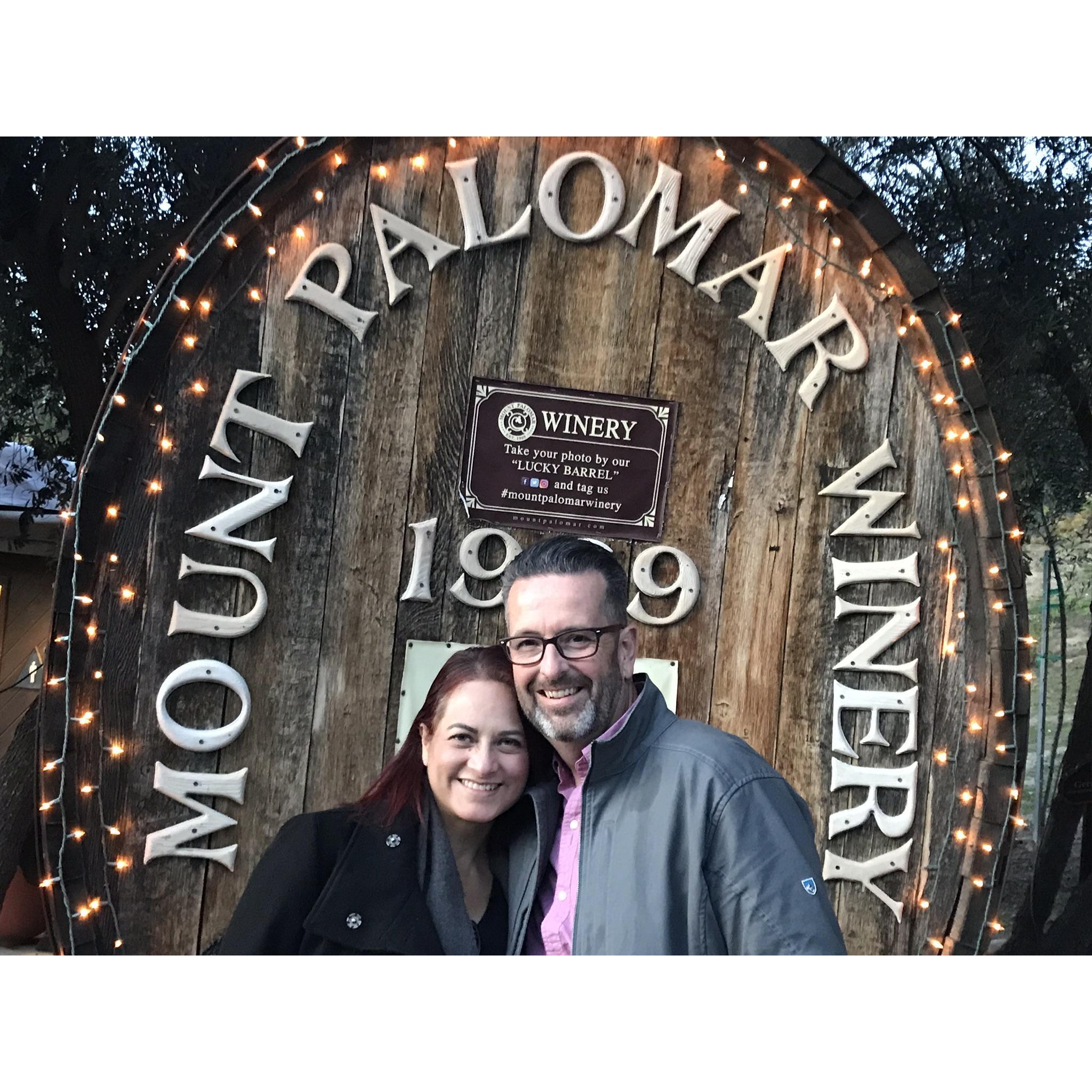 We have so much fun when we go wine tasting!