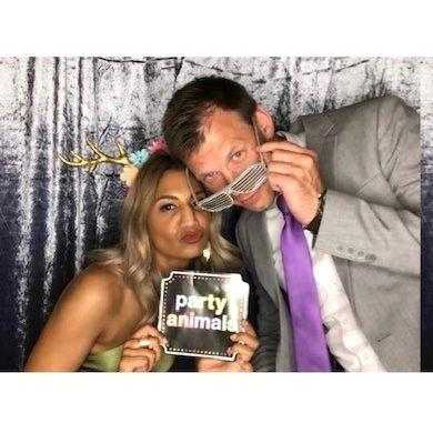 Our 5th date (across the country)...Avasa was Patrick's plus 1...yes, at a wedding!