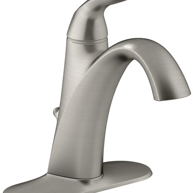 Alteo Single-Handle Bathroom Sink Faucet with Optional Pop-Up Drain Assembly