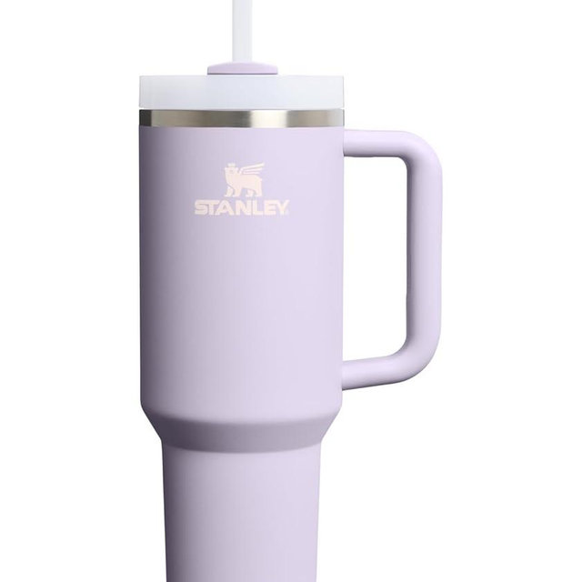 STANLEY Quencher H2.0 Tumbler with Handle and Straw 40 oz | Flowstate 3-Position Lid | Cup Holder Compatible for Travel | Insulated Stainless Steel Cup | BPA-Free | Purple Dust
