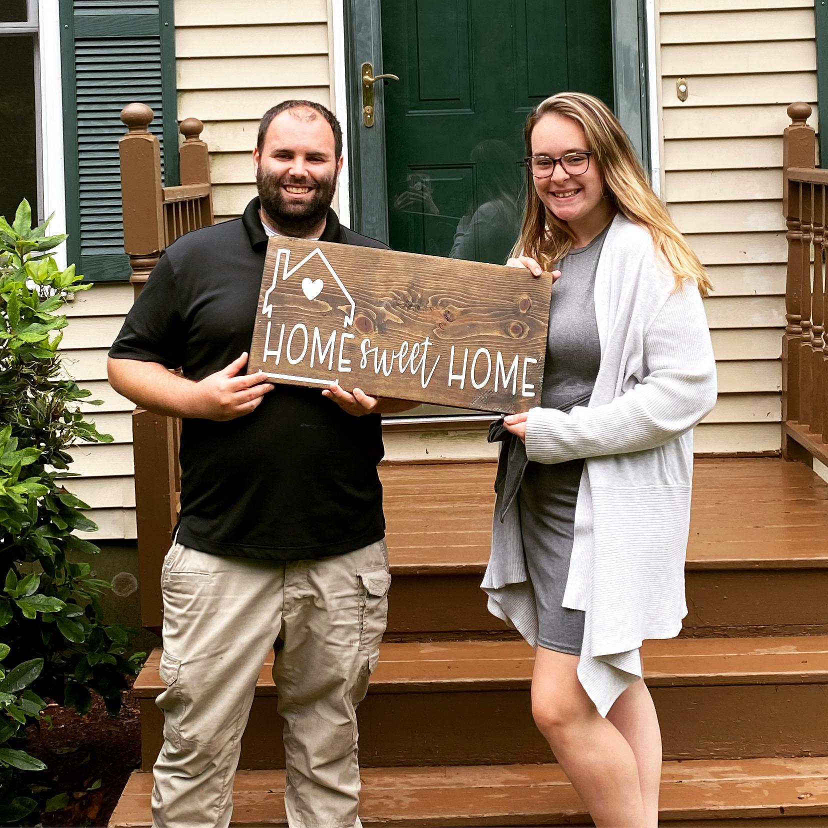Signing for our first home!