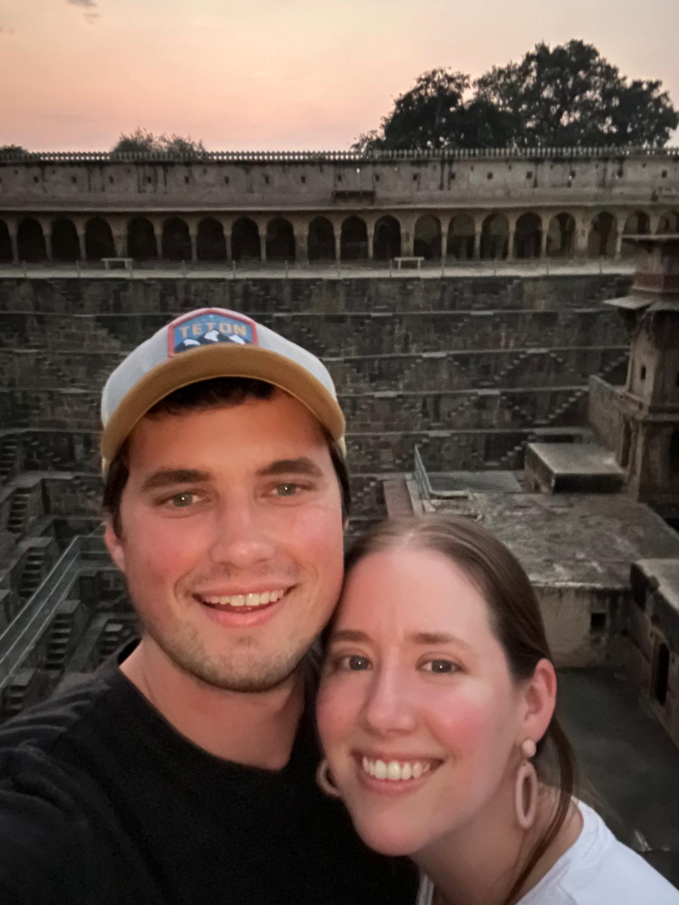 Sunset visit to the Stepwells in Chand Baori, Abhaneri, Rajasthan, India